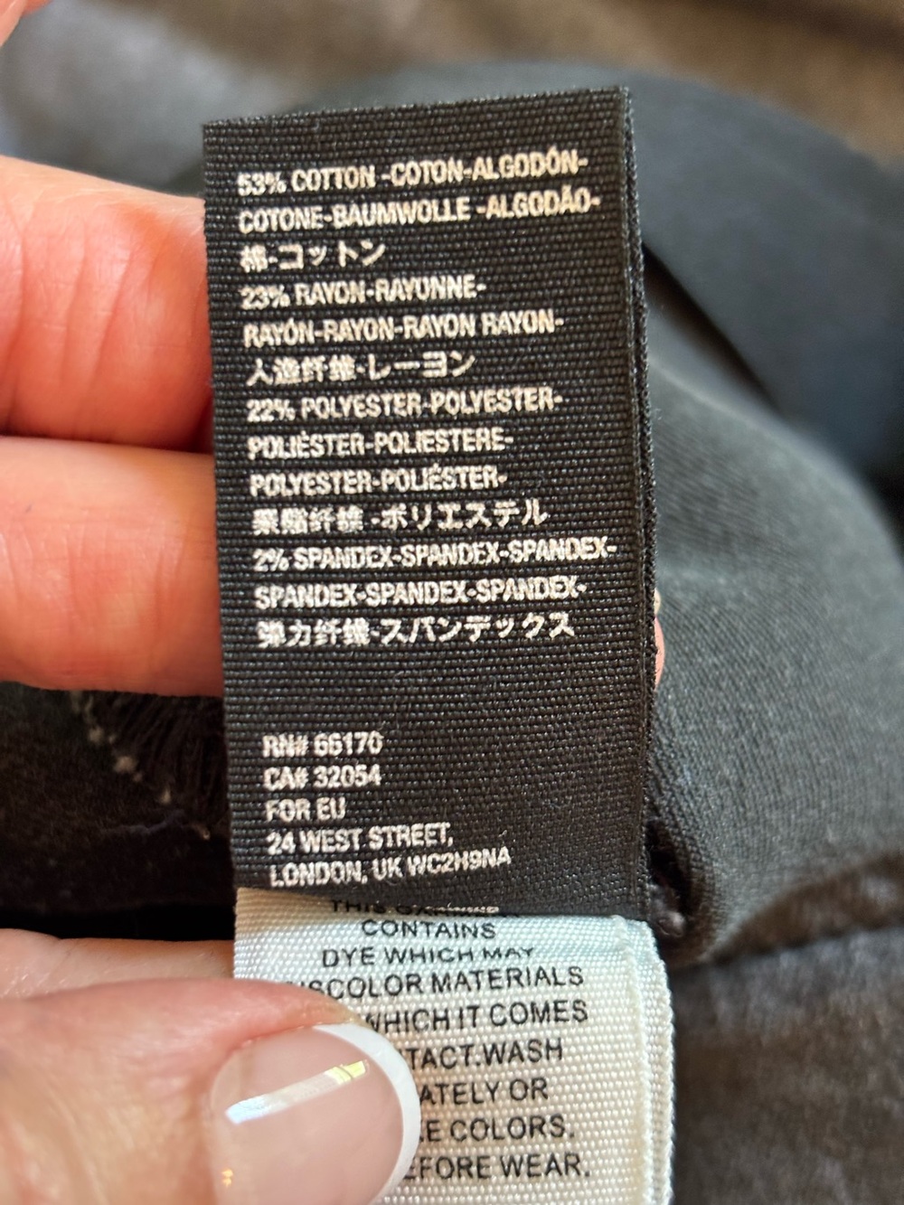 Free People flare jeans Charcoal color size 31 - Picture 7 of 7